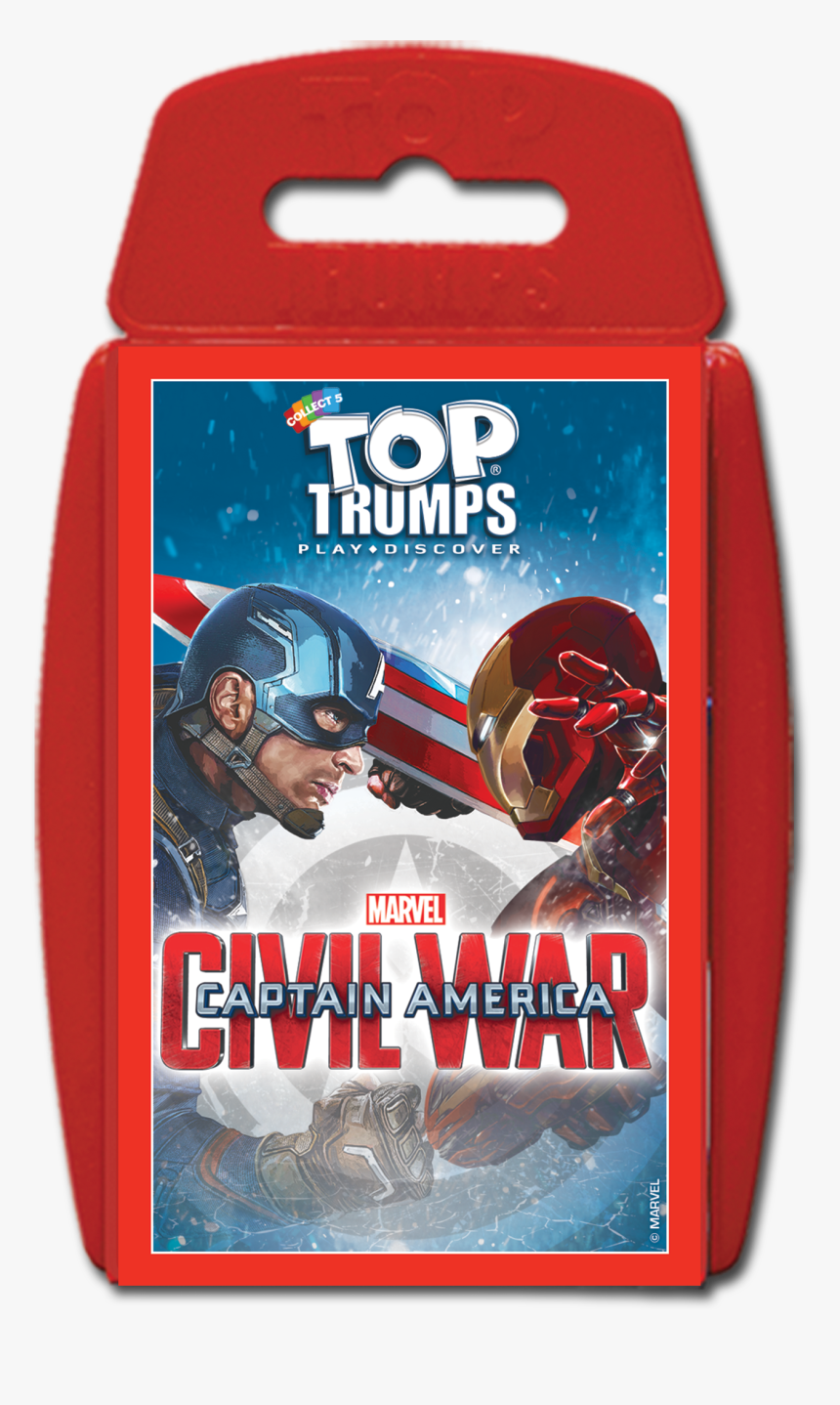 Captain America Civil War Top Trumps Cards, HD Png Download, Free Download