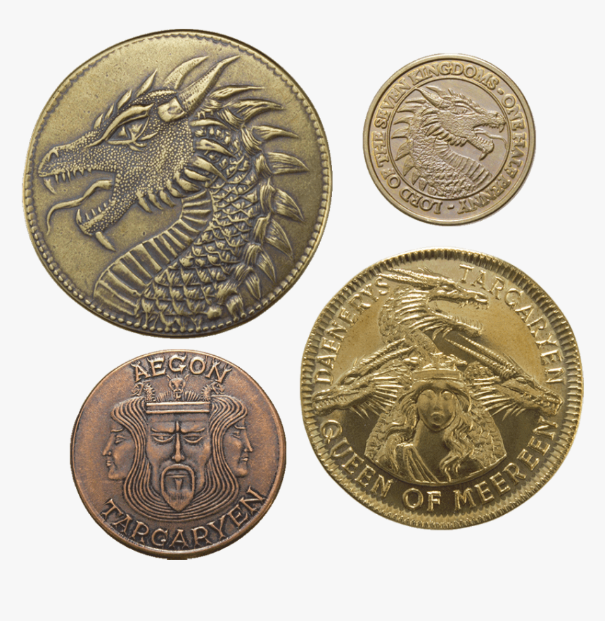 House Targaryen Coin Set - Game Of Thrones Coins, HD Png Download, Free Download