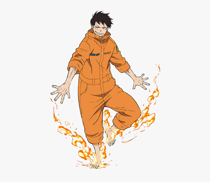 Fire Force Shinra Cosplay, HD Png Download - kindpng.