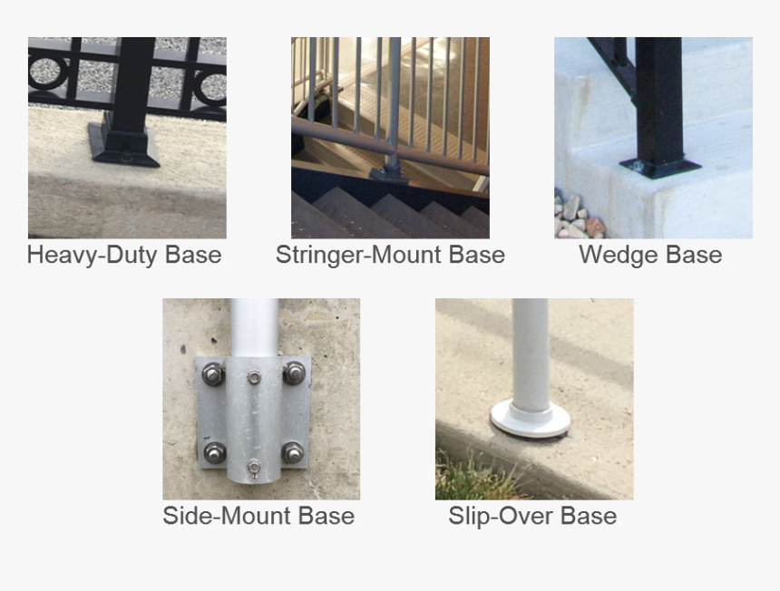 Identification Of Several Different Types Of Aluminum - Handrail, HD Png Download, Free Download