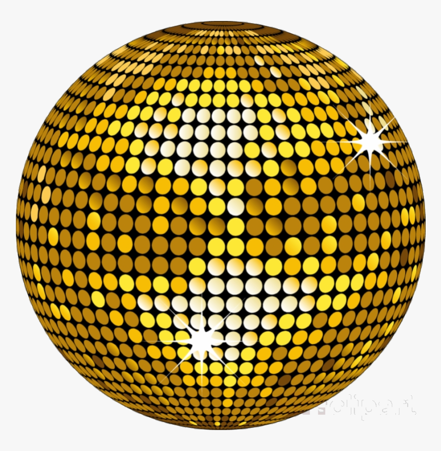 Disco Ball Gold Clipart Stock Photography Balls Transparent Gold