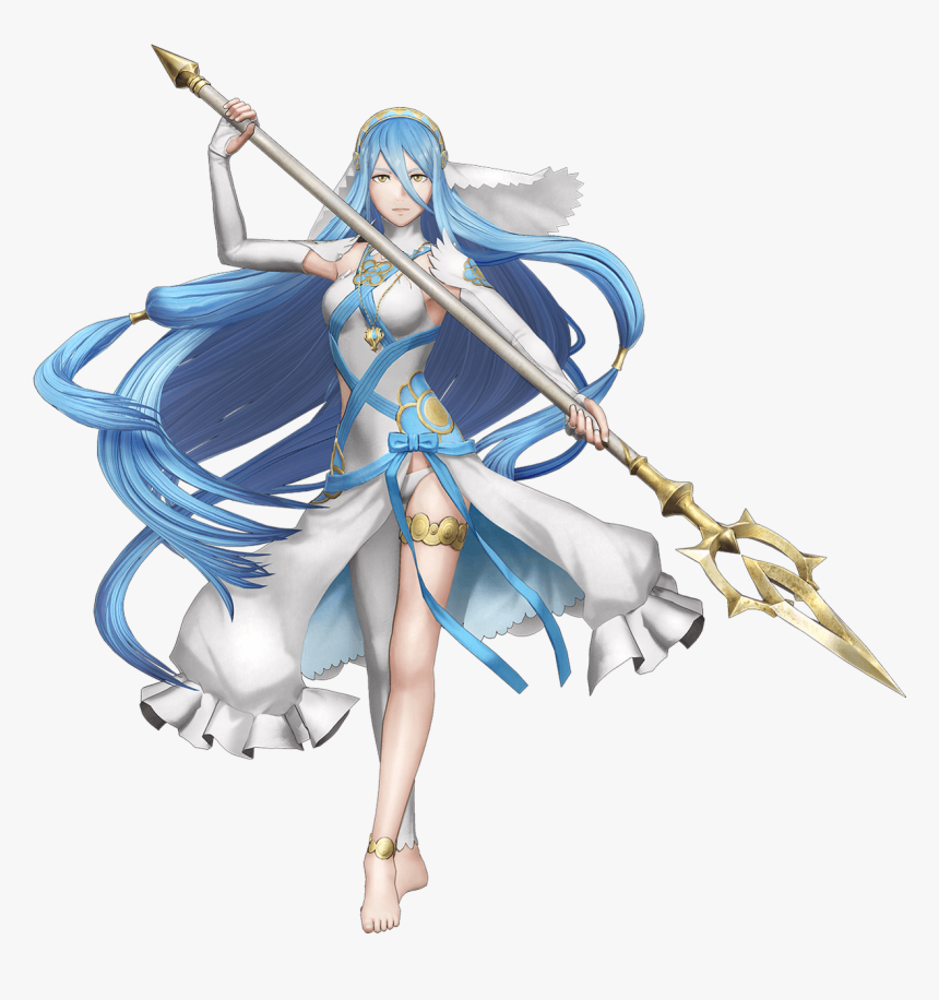 Clip Art Anime Spear Woman - Fire Emblem Warriors Azura, HD Png Download, Free Download