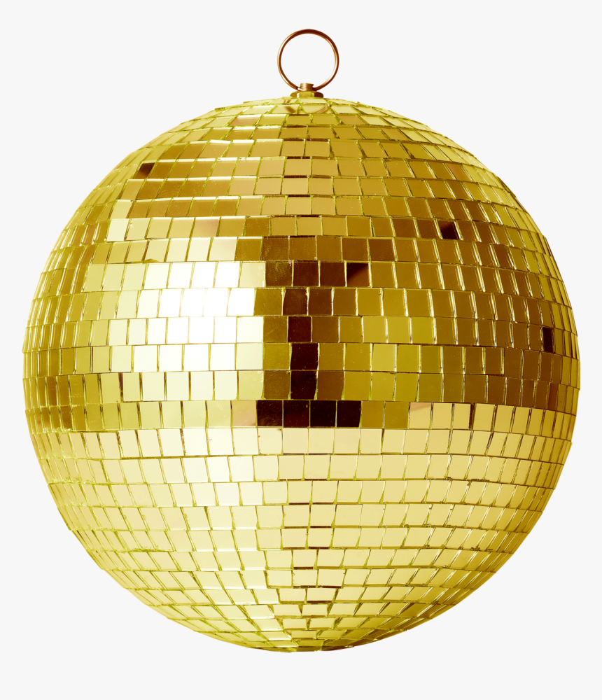 Mini Mirror Balls Gold , Png Download - Gold Disco Ball Png, Transparent Png, Free Download