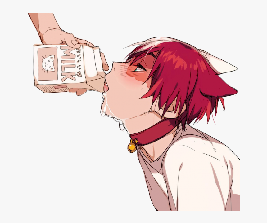 #шото #шото Тодороки #shoto #shoto Todoroki #shouto - Anime Boy Drinking Milk, HD Png Download, Free Download