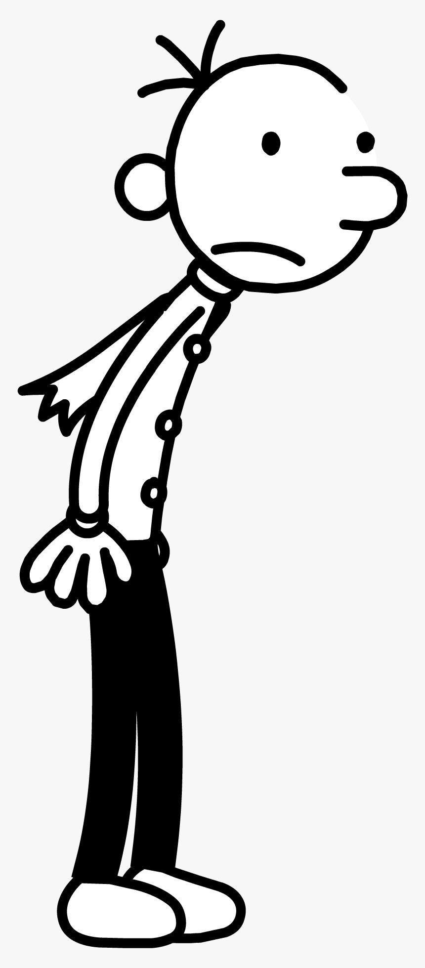 Greg Heffley Png - Drawing Rodrick Diary Of A Wimpy Kid, Transparent Png, Free Download