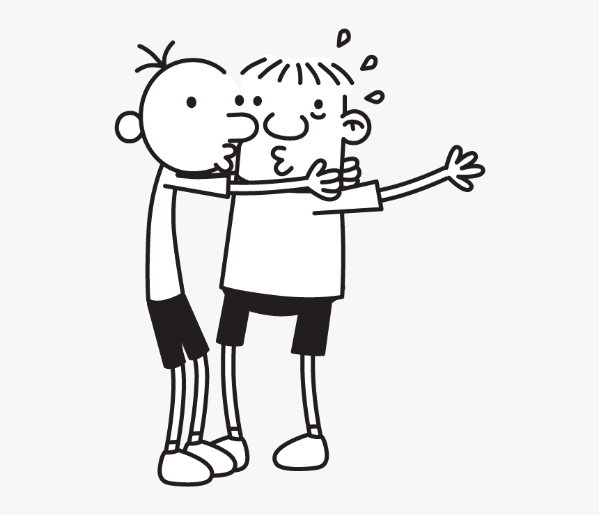 Greg Heffley Png - Greg Heffley And Rowley Jefferson, Transparent Png, Free Download
