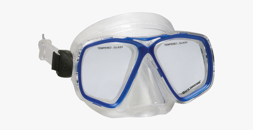 Two Window Anacapa Dive Mask With Expanded Top Bottom - Diving Mask, HD Png Download, Free Download