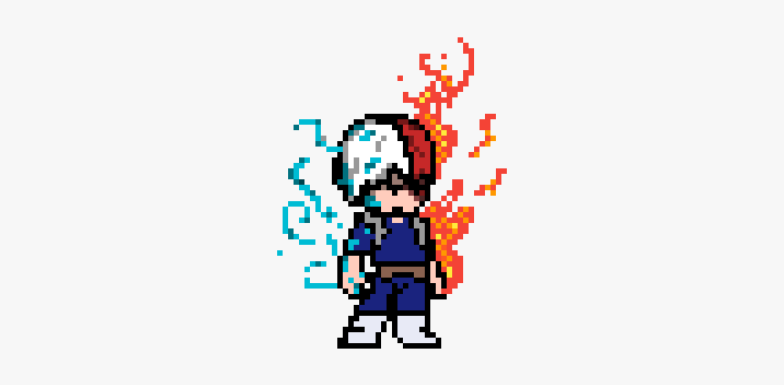 Shoto Todoroki Pixel Art, HD Png Download, Free Download