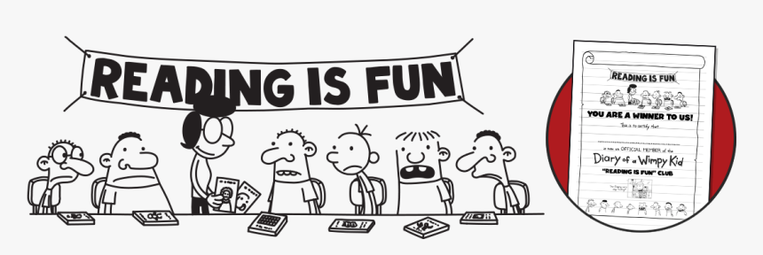 Diary Of A Wimpy Kid Book Club, HD Png Download, Free Download