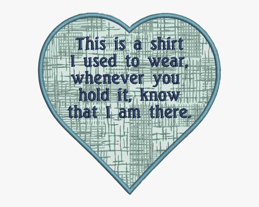 This Is A Shirt Heart Patch - Heart, HD Png Download, Free Download