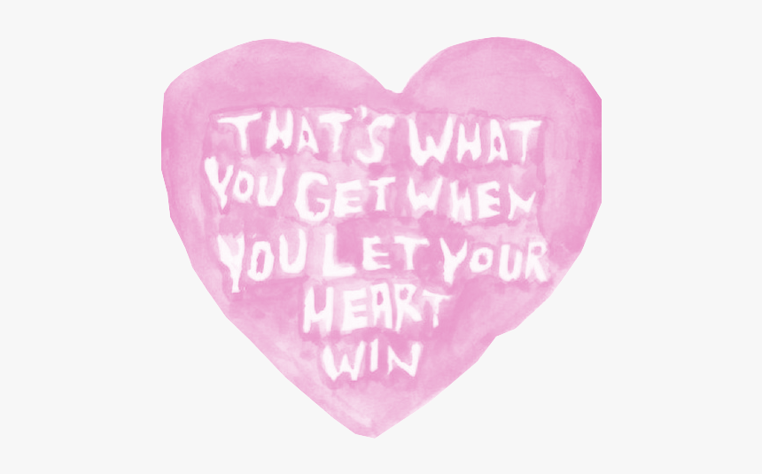 #heart #love #watercolor #handpainted #handwritten - Paramore Quotes Png, Transparent Png, Free Download