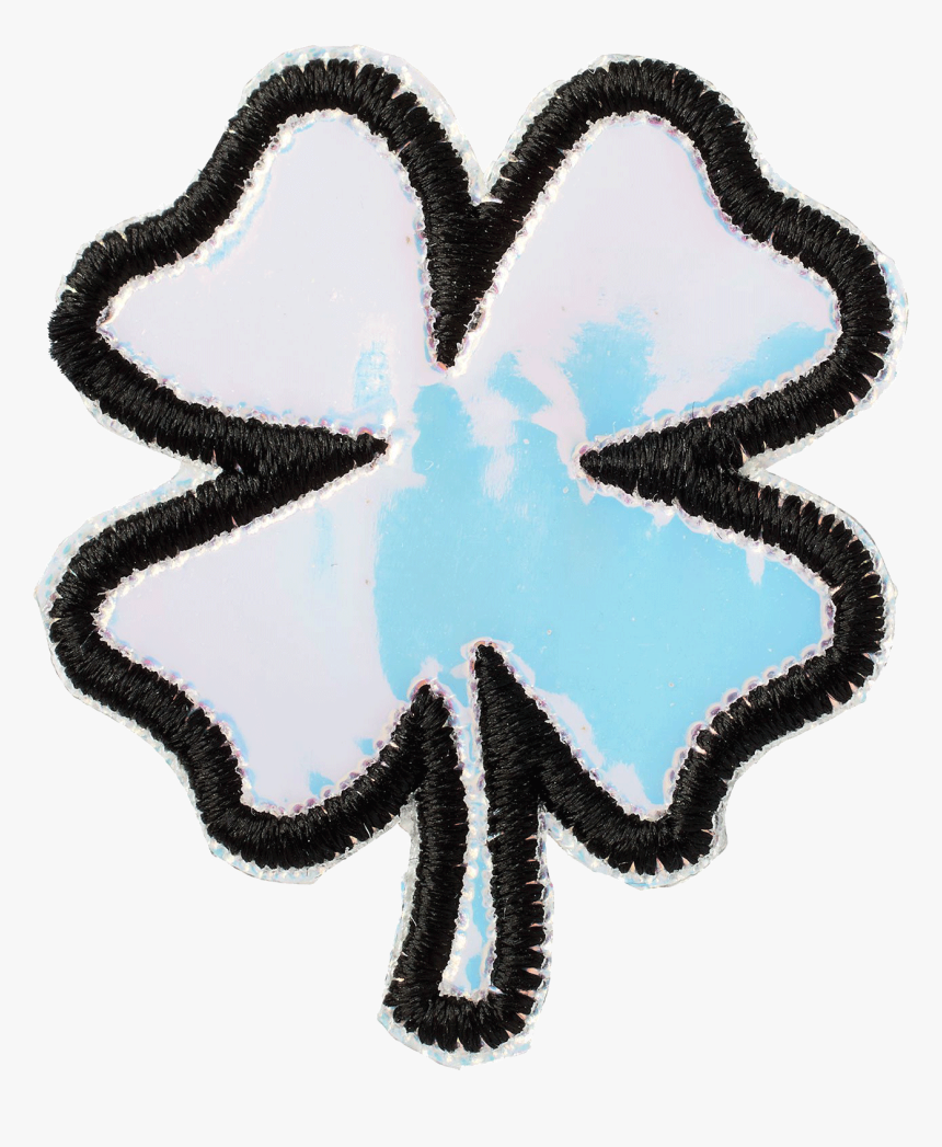 Puffy Iridescent Clover Patch - Emblem, HD Png Download, Free Download