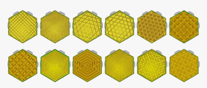 Infill Patterns In Ultimaker - Ultimaker Cura Infill Patterns, HD Png Download, Free Download