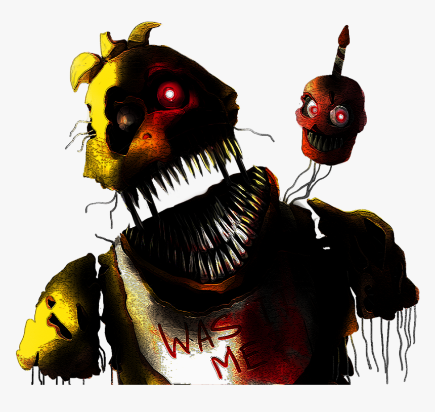 Nightmare Chica By Shootersp - Five Nights At Freddy's Clear Background, HD Png Download, Free Download