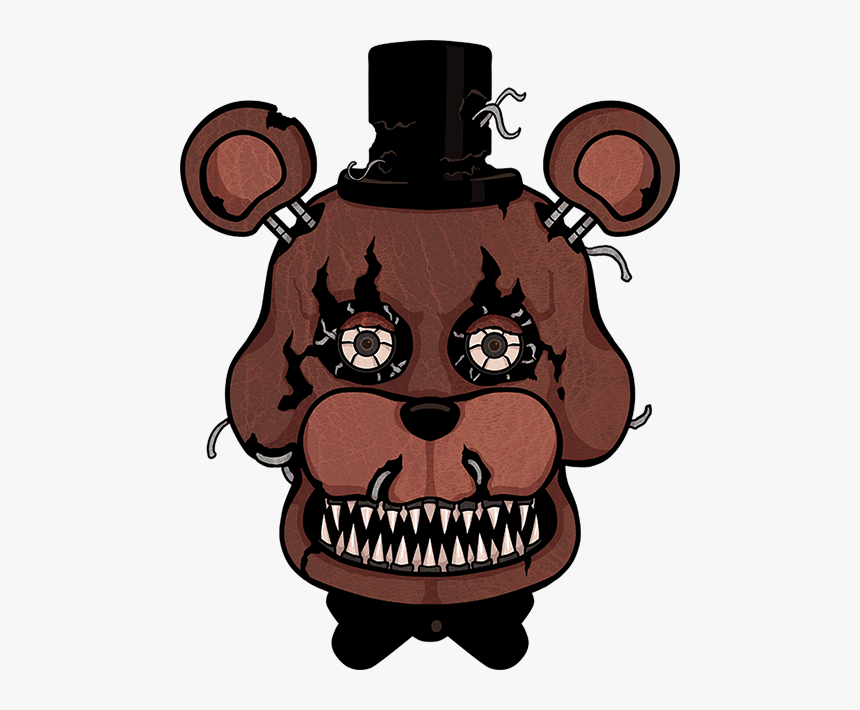 Five Nights At Freddy"s - Fnaf 4 Freddy Head, HD Png Download, Free Download