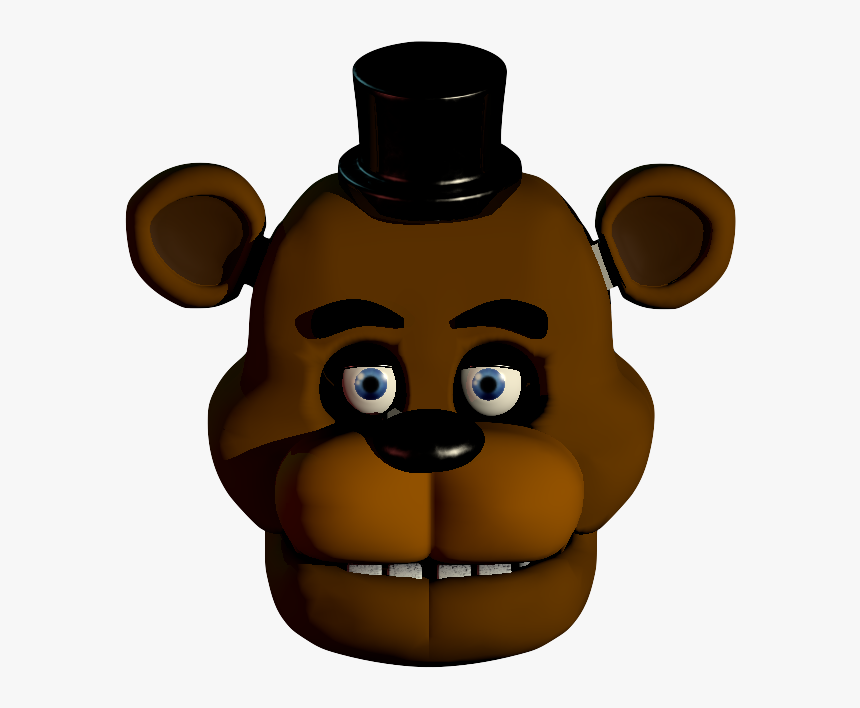 Clip Transparent Stock Freddy Fazbear At Getdrawings - Fnaf Freddy Fazbear Head, HD Png Download, Free Download