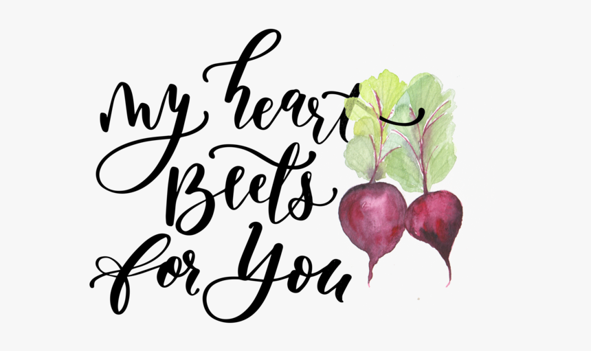 Heart Beets Lettering Animation Ipadpro Watercolour - Calligraphy, HD Png Download, Free Download