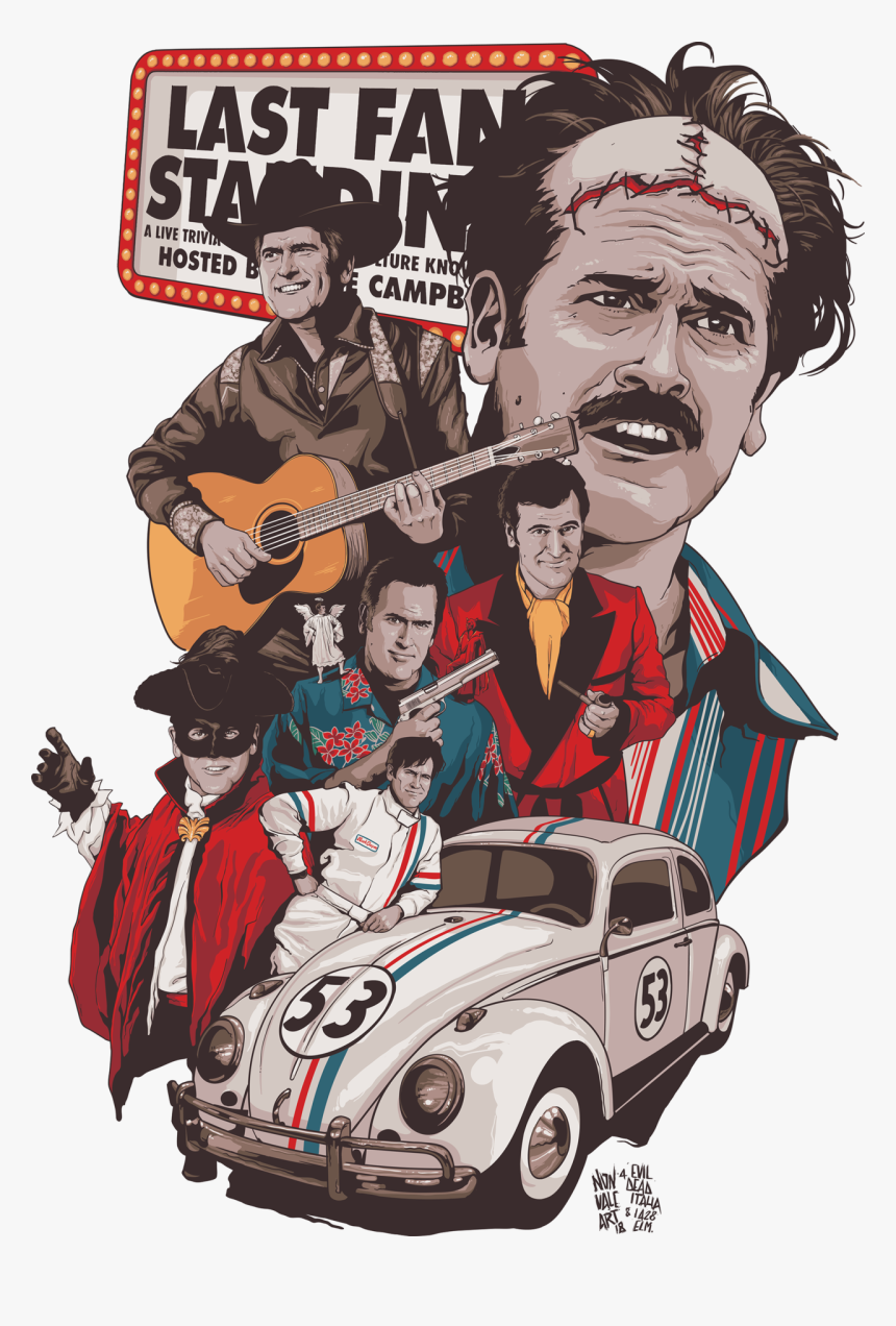 Bruce Campbell Homage - Herbie Bruce Campbell, HD Png Download, Free Download