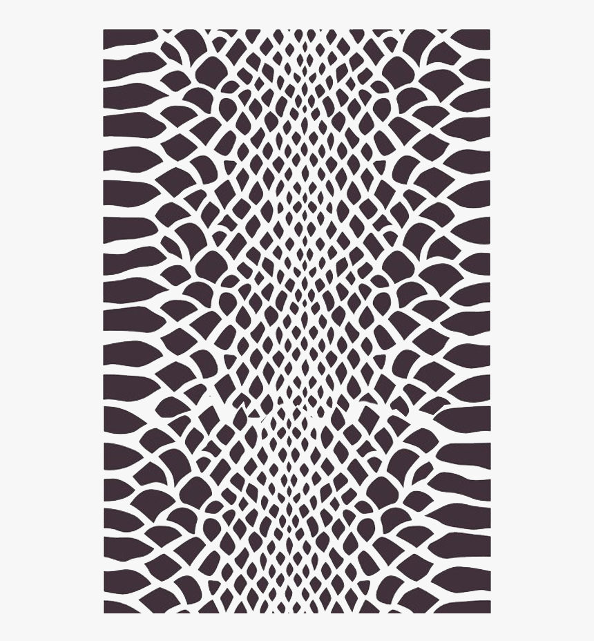 Snake Scales Png - Stencil Snake Skin Pattern, Transparent Png, Free Download