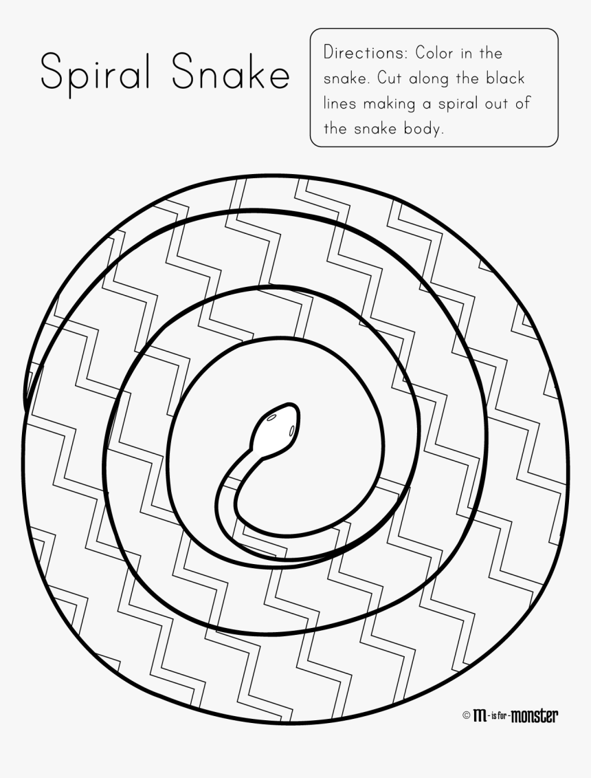 Spiral Snake - Circle, HD Png Download, Free Download