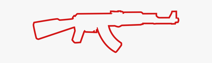 Vector Ak47 Drawn - Columbine Noir Et Blanc, HD Png Download, Free Download