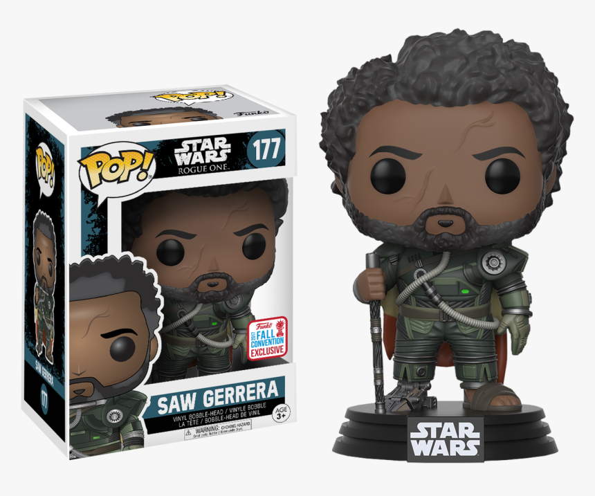 Rogue One - Star Wars Saw Gerrera Pop, HD Png Download, Free Download