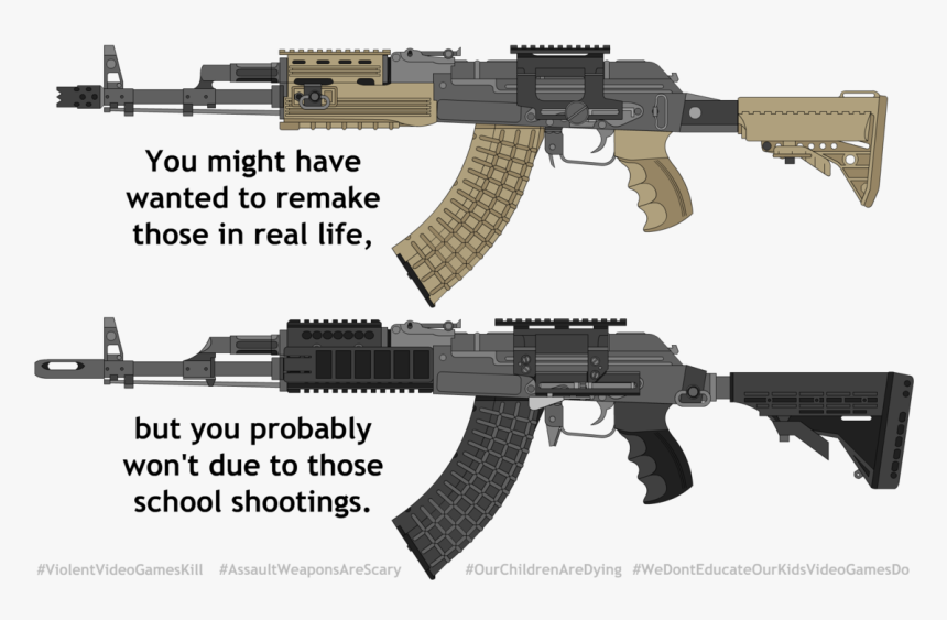 Ak47 Vector Animated - Modern Warfare 2 Ak 47, HD Png Download, Free Download