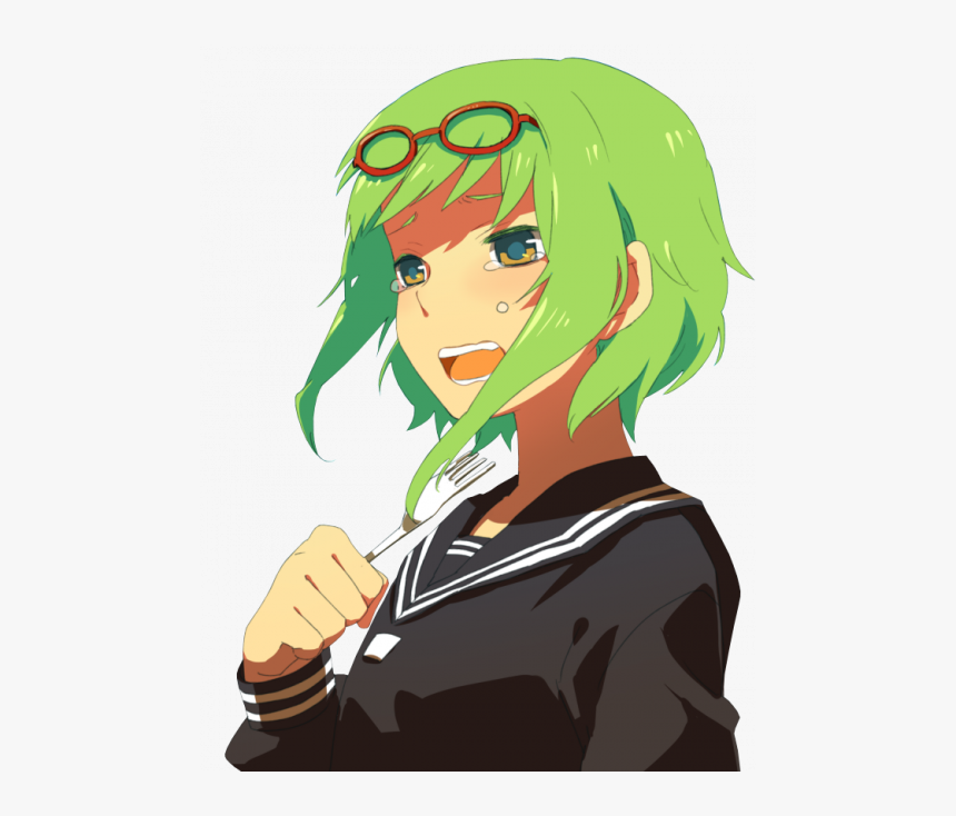 Vocaloid Gumi Larmes Fourchette - Gumi Vocaloid Png, Transparent Png, Free Download