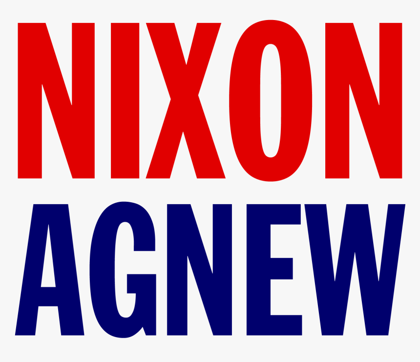 Nixon/agnew 1968 Campaign Logo - Richard Nixon Campaign Logo, HD Png Download, Free Download