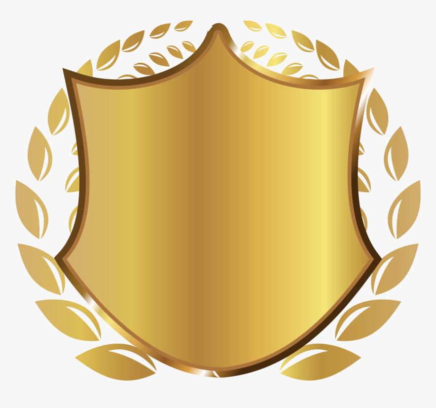 Transparent Blank Shield Png - Golden Shield Png, Png Download, Free Download