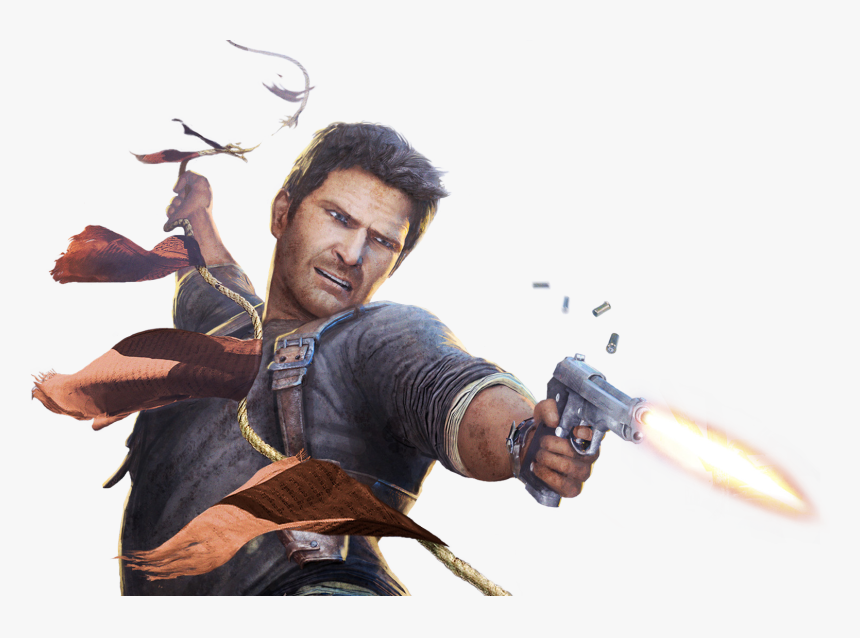 Nathan Drake Png Pic - Uncharted 2 Among Thieves Game, Transparent Png, Free Download