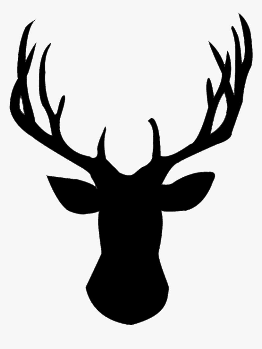 Use This Silhouette For - Transparent Deer Head Silhouette, HD Png Download, Free Download