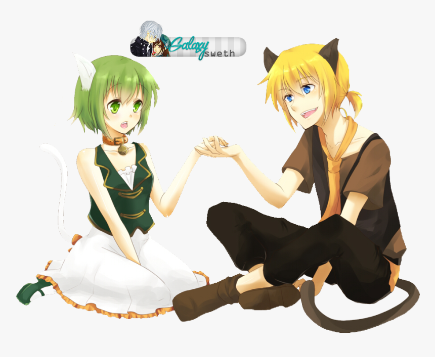 Kagamine Len Gumi Png , Png Download - Len And Gumi Cat, Transparent Png, Free Download