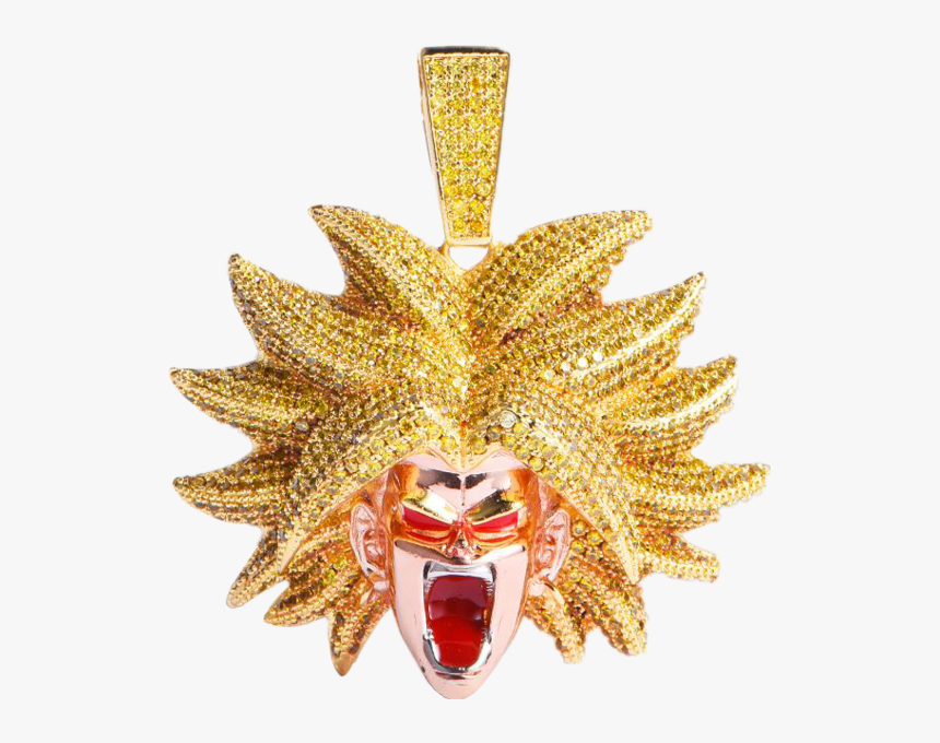 Iced Out Broly Pendant, HD Png Download, Free Download