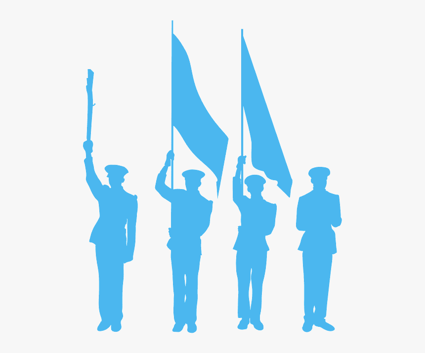 Military Color Guard Clipart, HD Png Download, Free Download