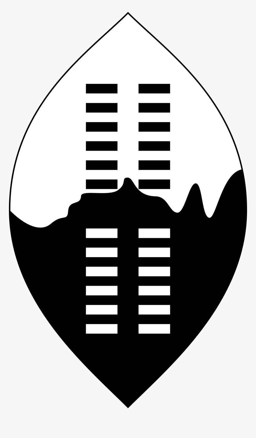 Tribal Shield - White And Black Swaziland Shield, HD Png Download, Free Download