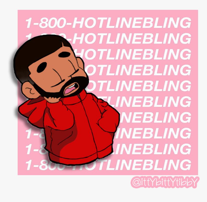 Drake Hotline Bling Png - Rapper Drake Anime, Transparent Png, Free Download