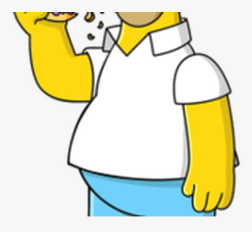 Bart Simpson Clipart Drake - Homero Simpson Png Donut, Transparent Png, Free Download