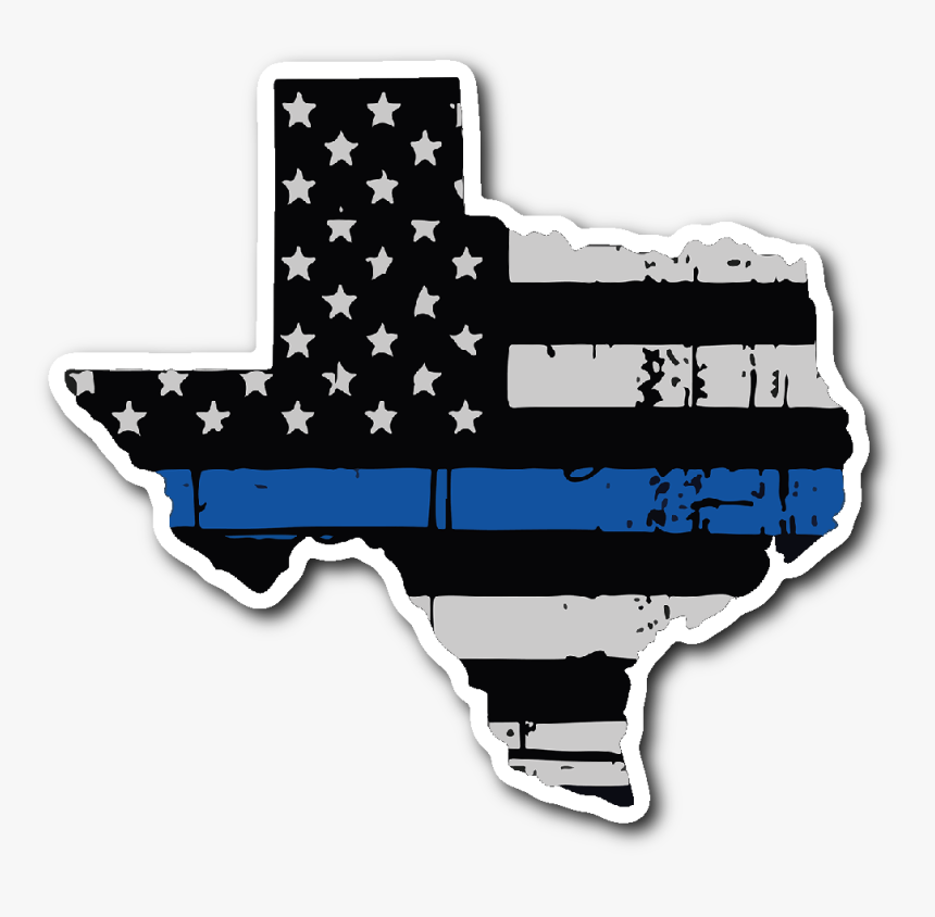 Texas Thin Red And Blue Line, HD Png Download, Free Download