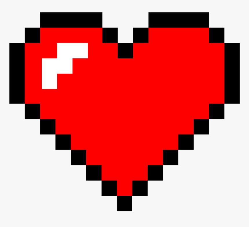 Pixel Heart Png, Transparent Png, Free Download