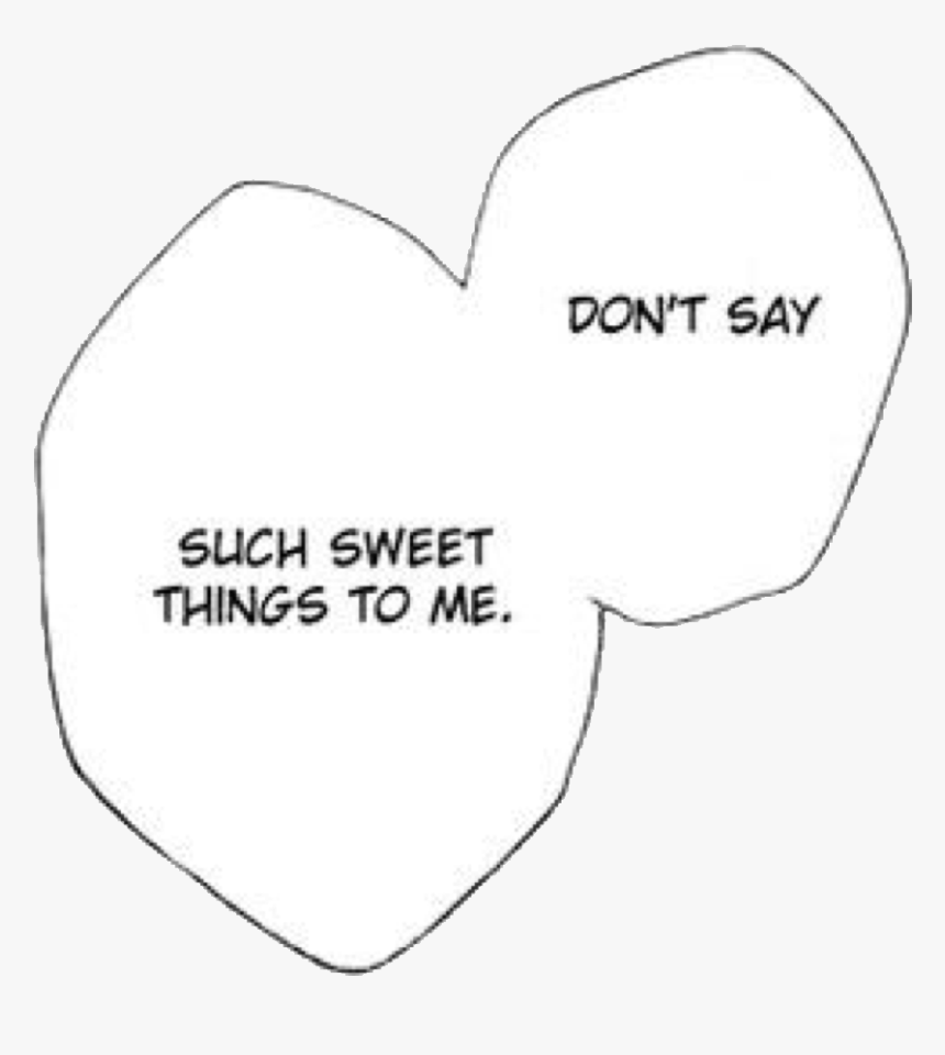 Manga Text Png - Transparent Manga Text Bubble, Png Download, Free Download