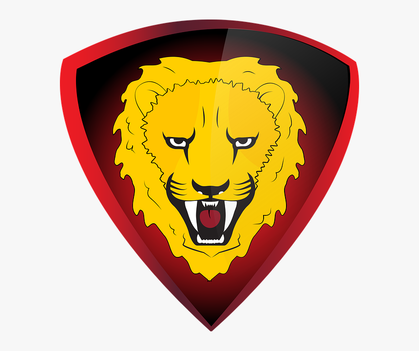 Lion, Logo, Shield, Icon, Head, Design, Business - Desain Gambar Kepala Singa, HD Png Download, Free Download