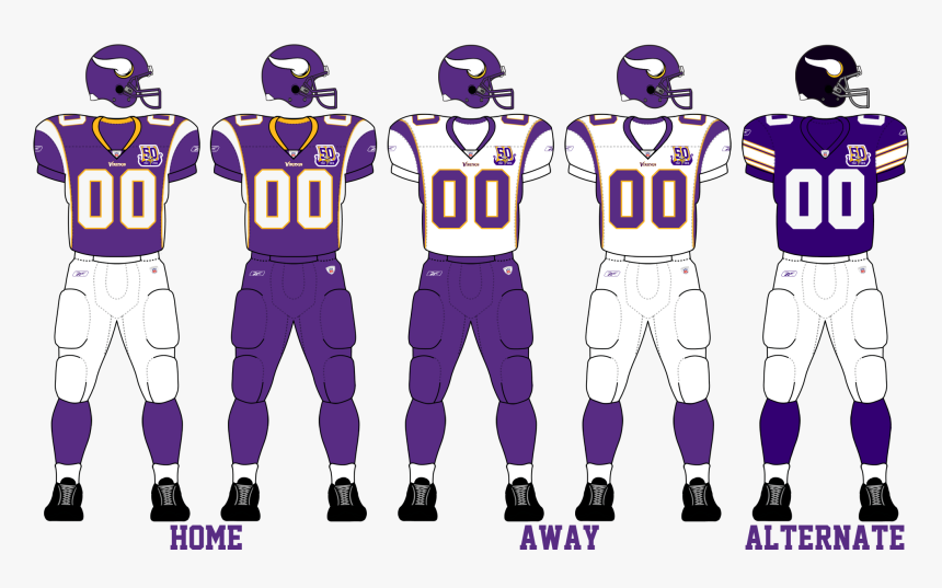 Minnesota Vikings Png - Minnesota Vikings Jersey Template, Transparent Png, Free Download