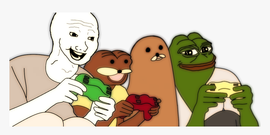 700kib, 1320x600, - Wojak Pepe Spurdo Gondola, HD Png Download, Free Download