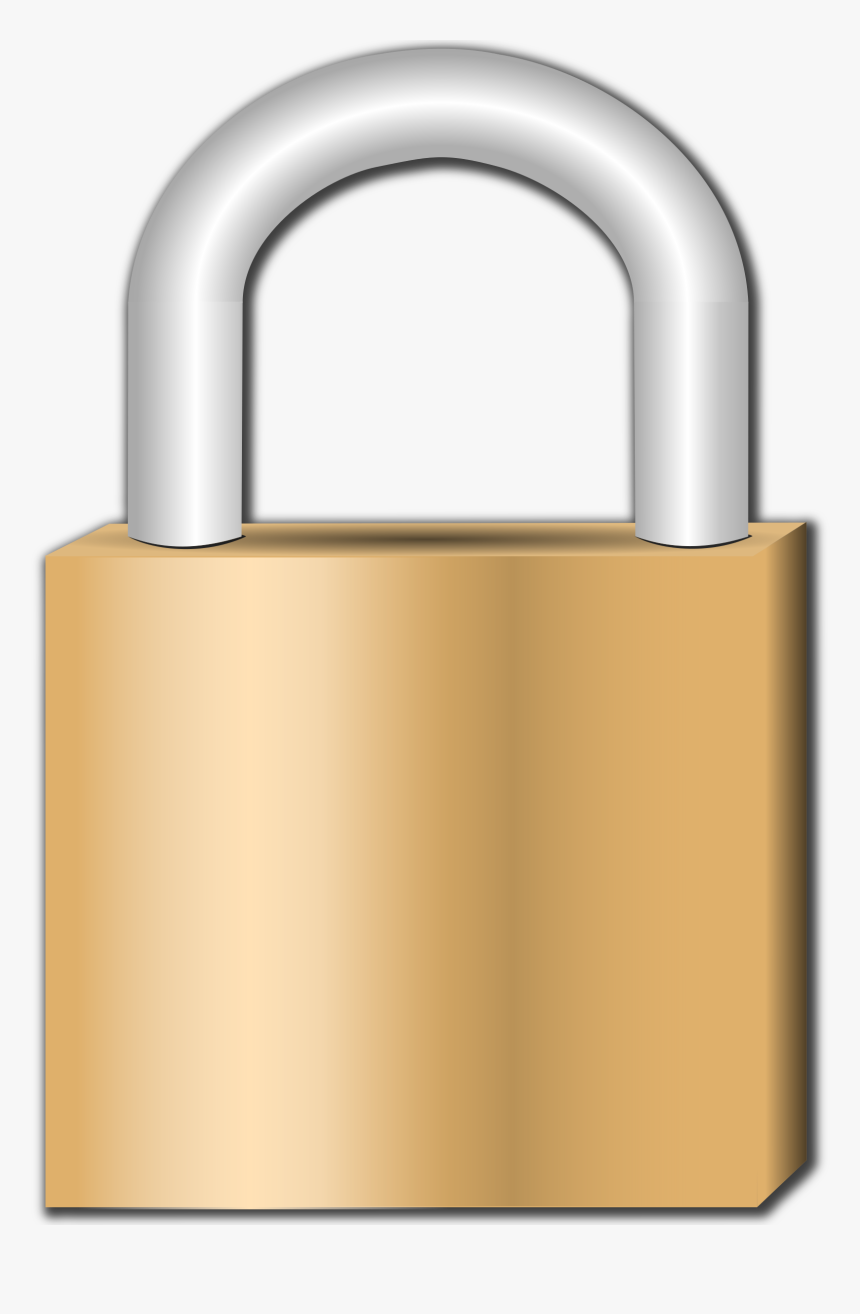 Lock Clipart Png -transparent Padlock Big - Lock Clipart, Png Download, Free Download