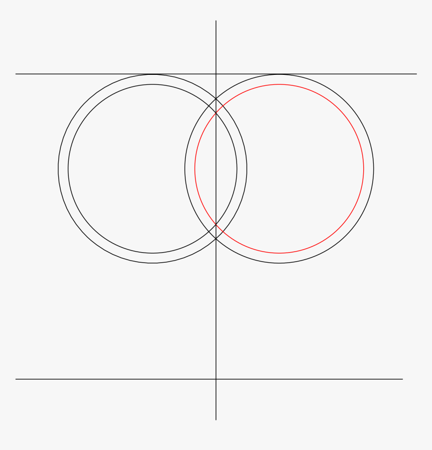 How To Draw A Trinity Celtic Knot Level 1 Step - Circle, HD Png Download, Free Download