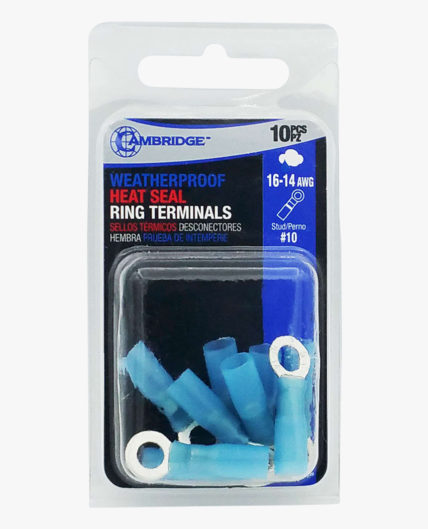 T13761 Blue Heat Shrink Ring Terminal Package - Paint Roller, HD Png Download, Free Download