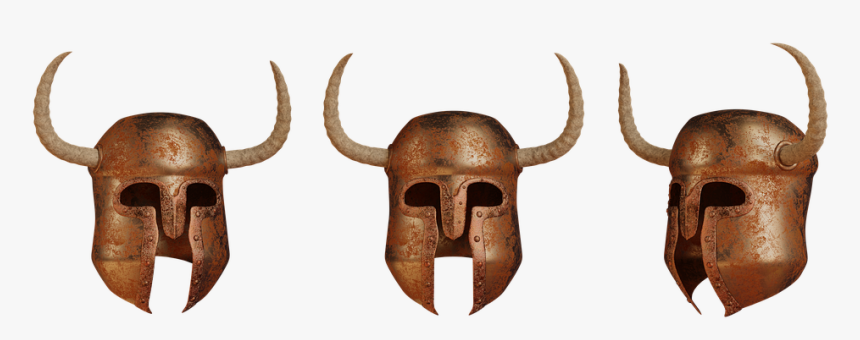 Helm Horns Viking Middle Ages Fantasy Metal Old - Horn, HD Png Download, Free Download