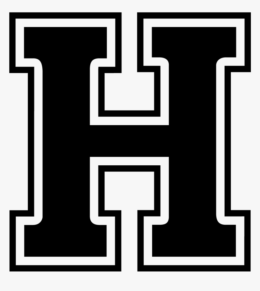 Letter H Png - Houston High School Mustangs, Transparent Png, Free Download
