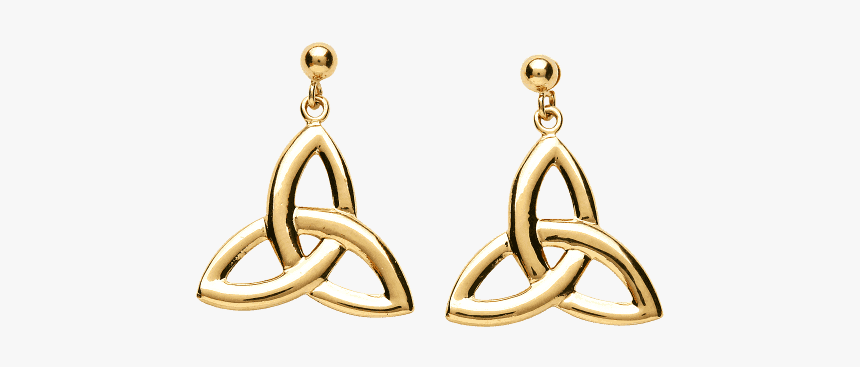 Celtic Symbol Trinity Knot Earrings - Earrings, HD Png Download, Free Download